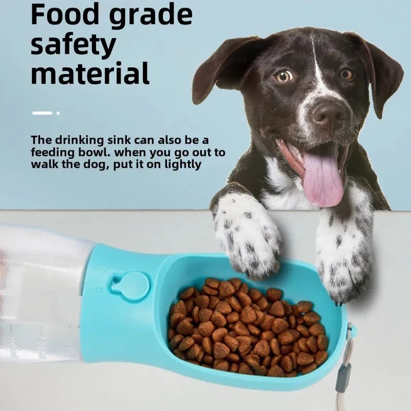 3 - IN -1 PORTABLE PET WATER AND FOOD BOTTLE