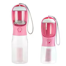 3 - IN -1 PORTABLE PET WATER AND FOOD BOTTLE